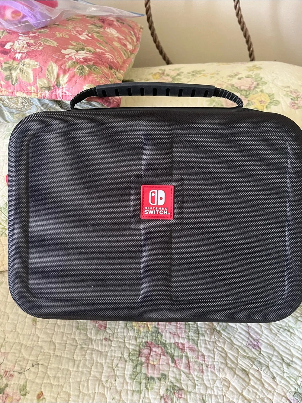 Nintendo Black Carry Case with Red Logo